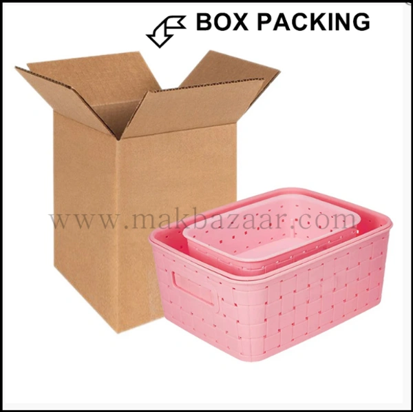 Multipurpose Smart Shelf Basket Storage Basket (Set 3 Pc)